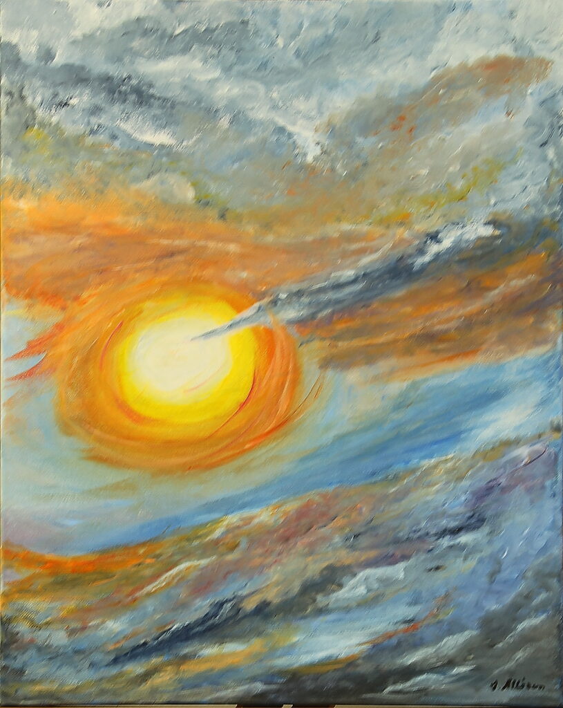 Stormy Clouds- Artist Jan Allison