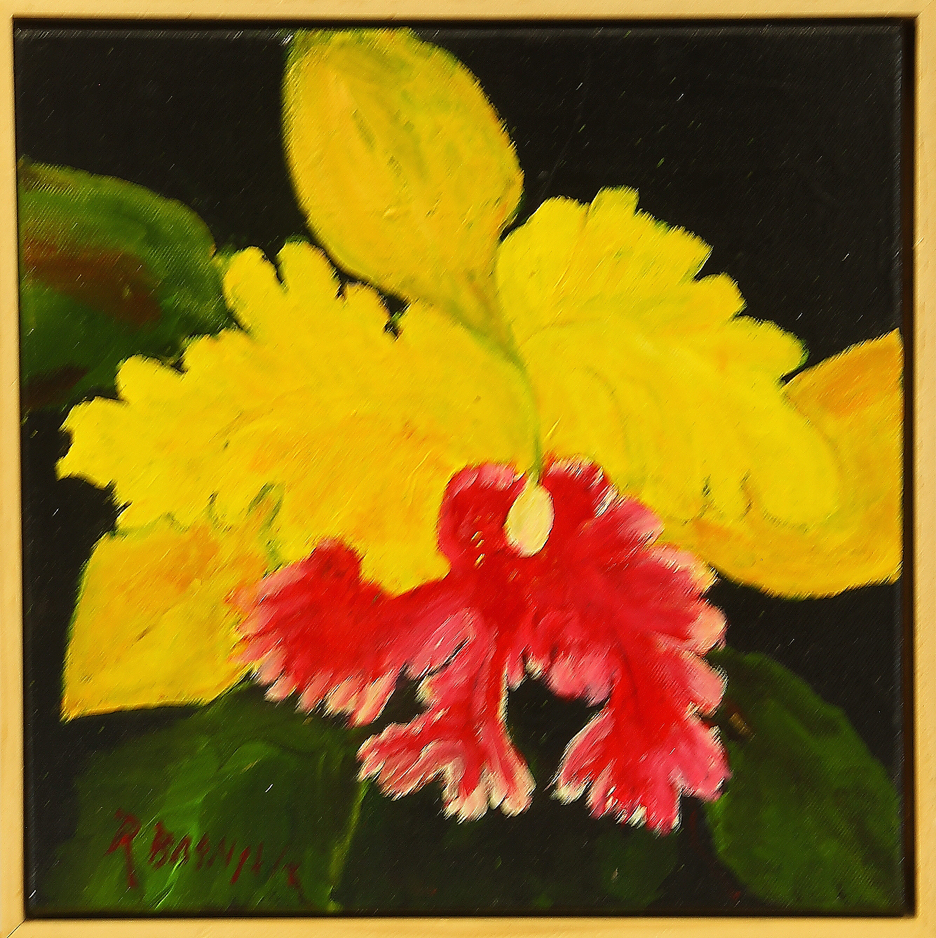 Yellow Orchid- Artist Ros Bosnar