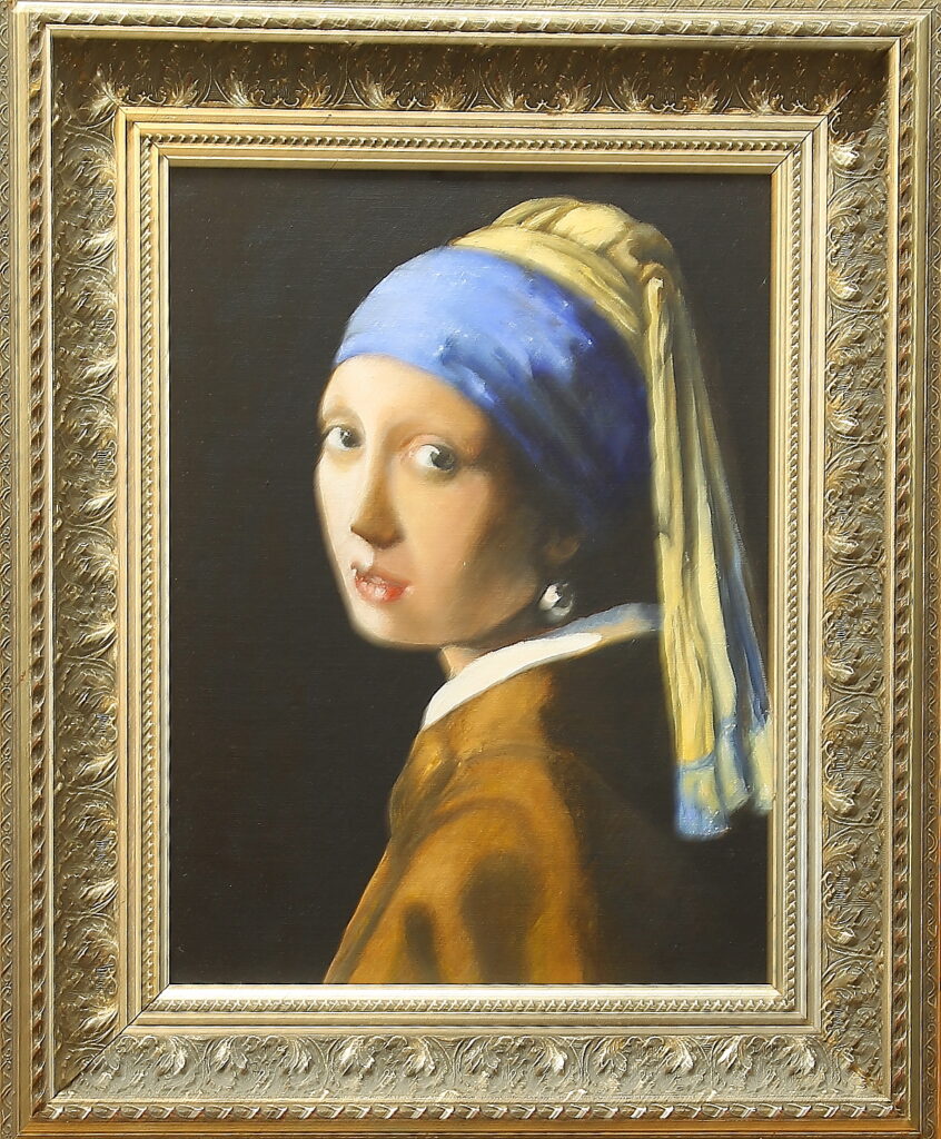 Girl With A Pearl Earring- Artist Deidre Bain
