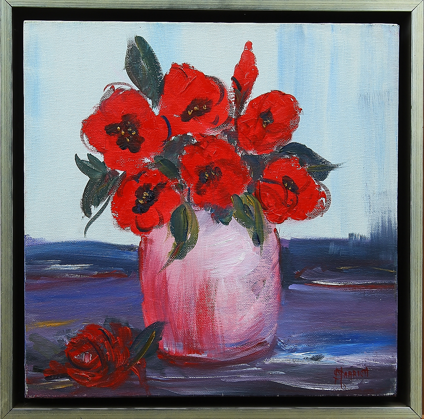 Red Blossom- Artist Sharryn Marriott