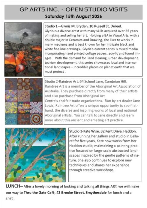GP Arts - Open Studio flyer jpg