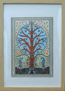 Tree Of Life With Peacocks- Artist Deidre Bain