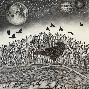 The Raven Said II - Artist Glynis Bryden, GP Arts Inc